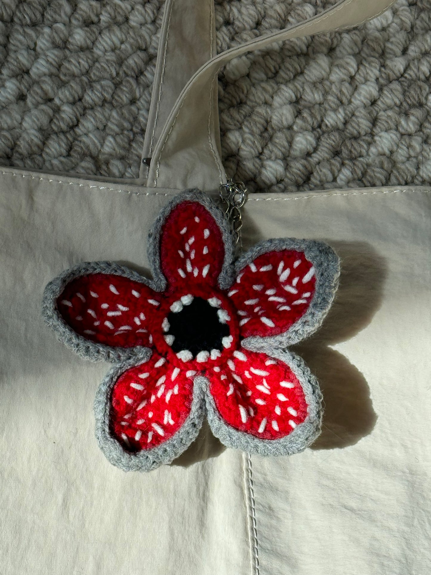 Stranger Things demogorgon handmade bag charms