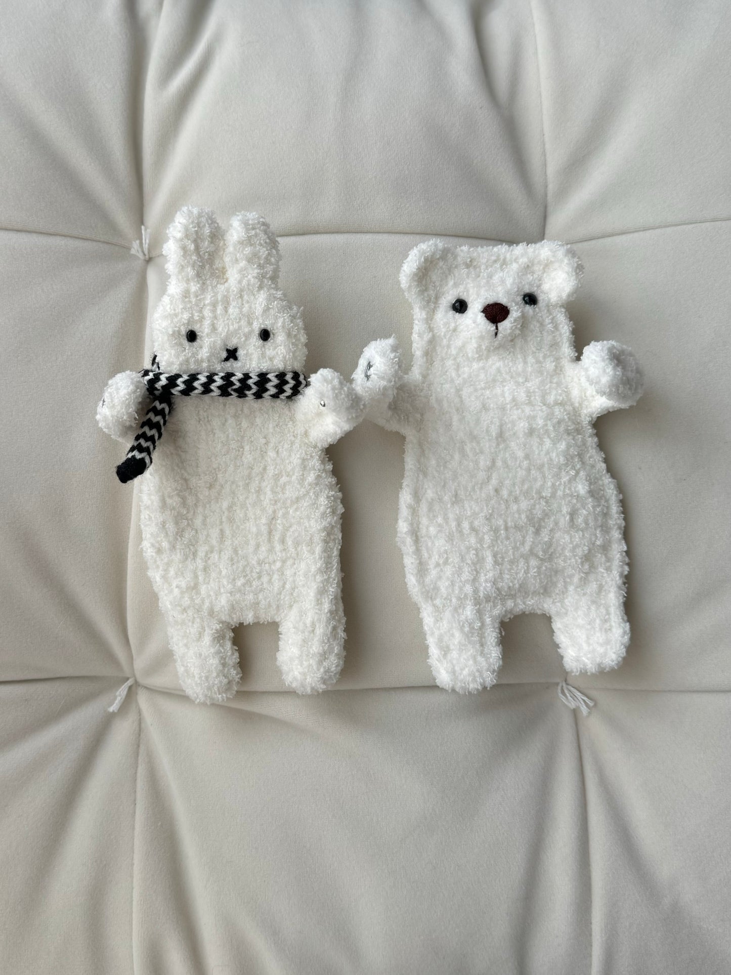 Crochet handmade bunny Airpods case