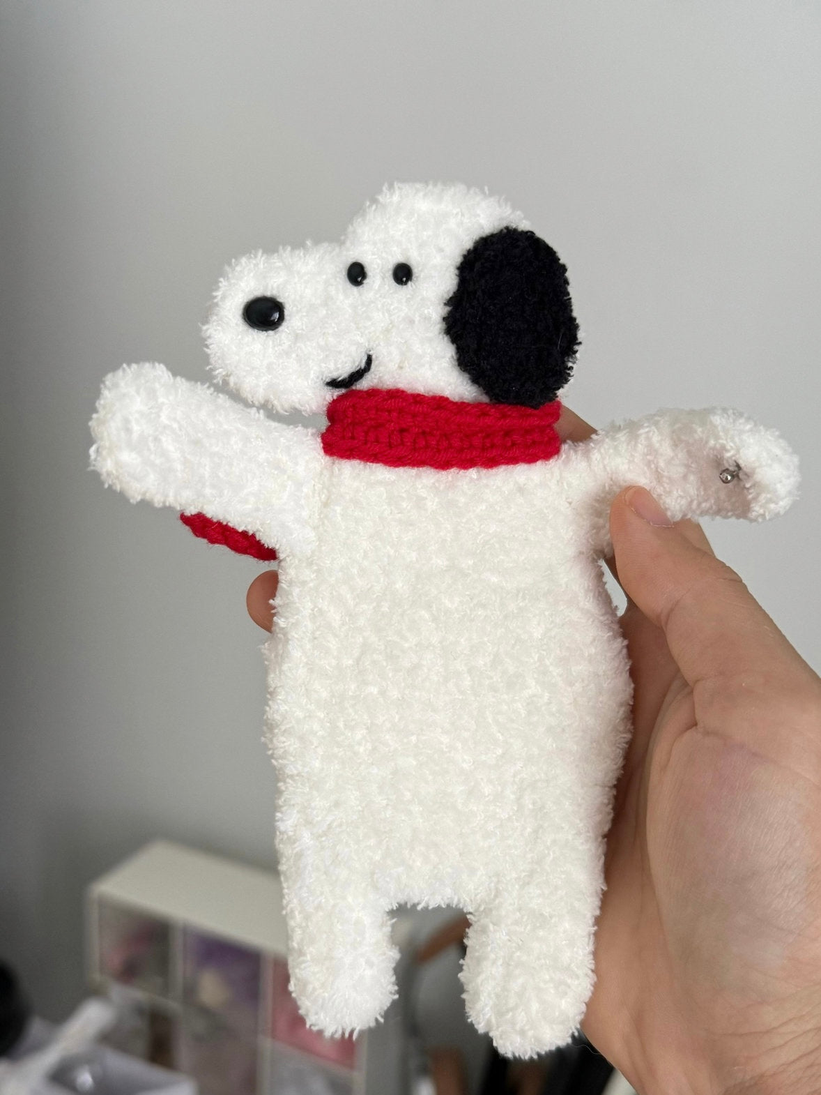 Crochet handmade Puppy AirPods case & bag charms