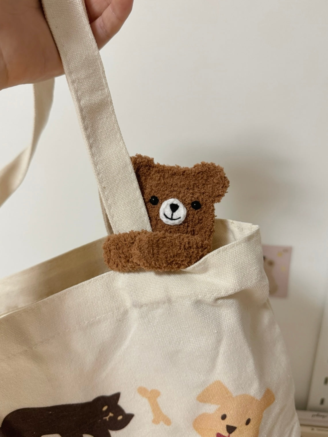 Crochet handmade bear AirPods case